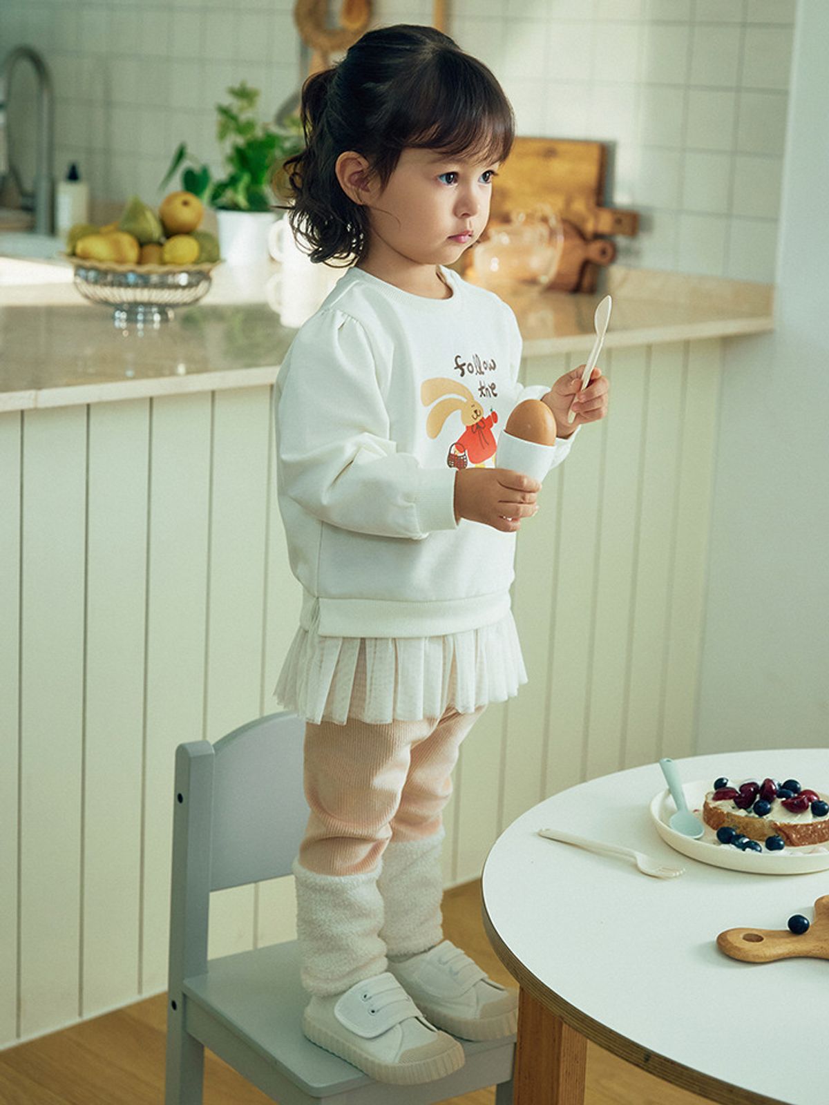 탑텐 키즈(TOPTEN KIDS) 공용 유아 베이직 벨로아 워머 팬츠FW_MKF5PT3308