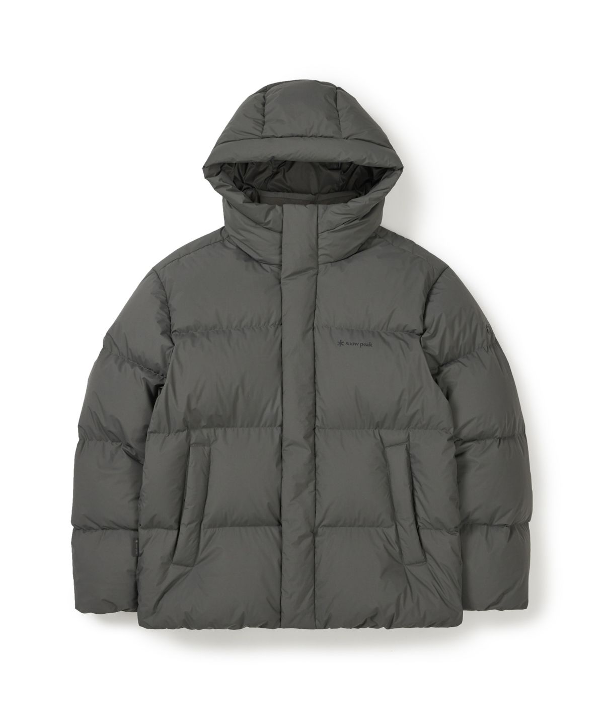 스노우피크 어패럴(SNOWPEAK APPAREL) 써밋그리드 마이크로립 헤비 다운 자켓 (S25WMTDJ08) Dark Gray
