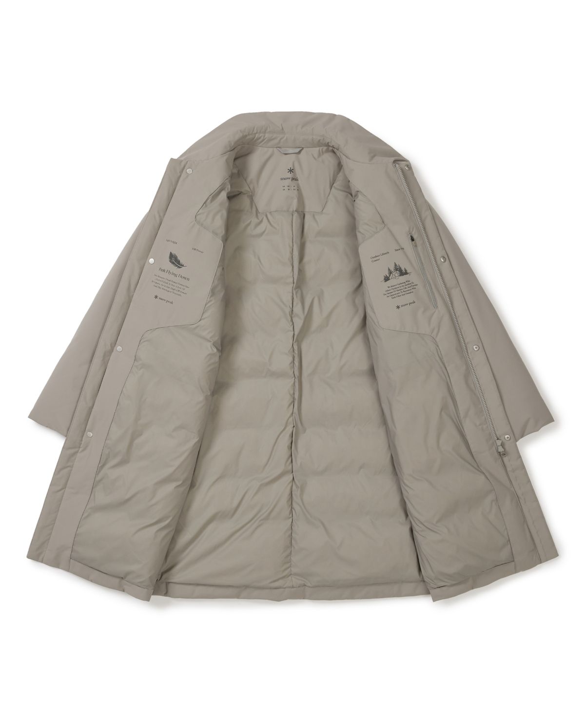스노우피크 어패럴(SNOWPEAK APPAREL) 2L 티타닉 커뮤터 다운 자켓 (S25WMTDJ34) Warm Gray