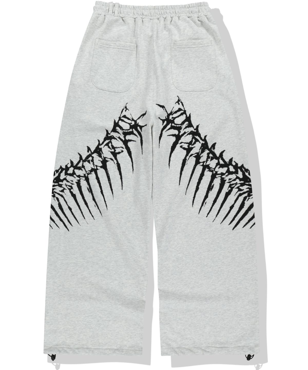 낫포너드(NOT4NERD) Snake Bone Sweat Pants - Light Grey