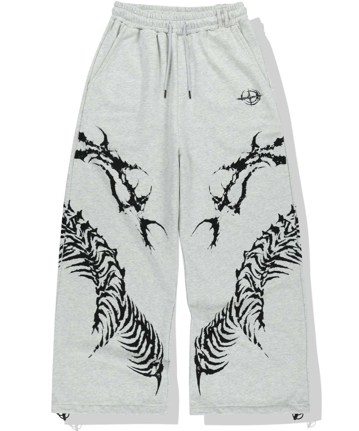 낫포너드(NOT4NERD) Snake Bone Sweat Pants - Light Grey