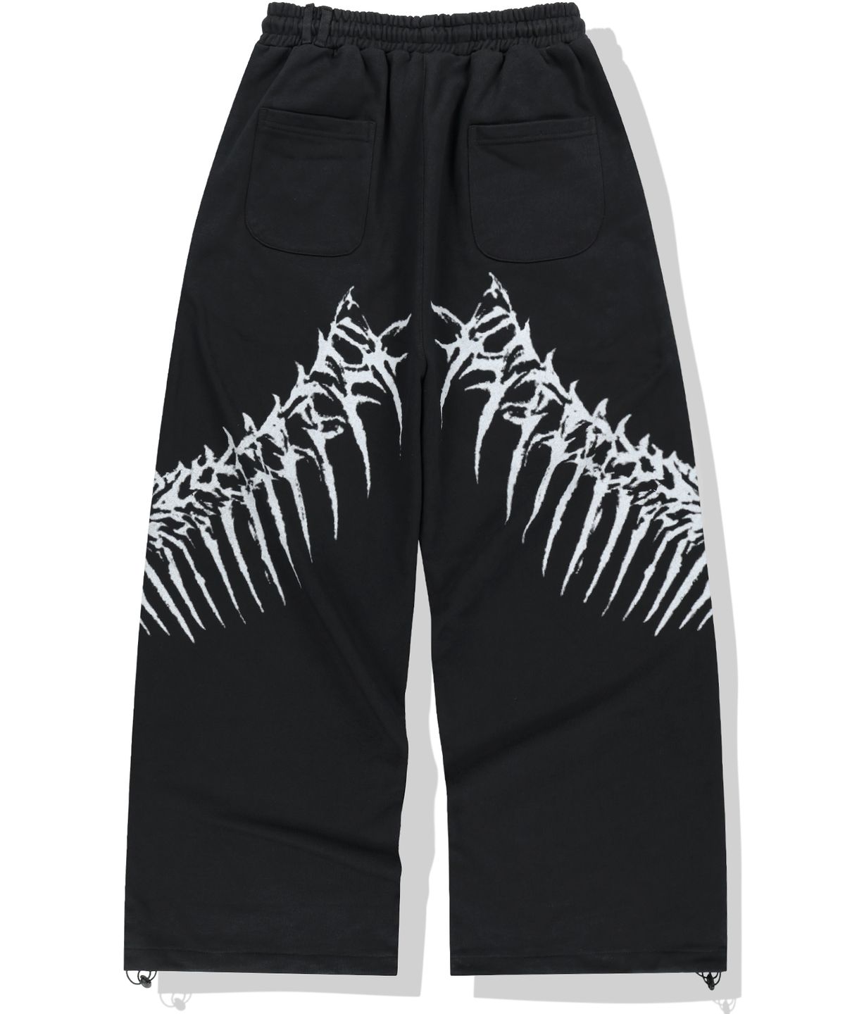 낫포너드(NOT4NERD) Snake Bone Sweat Pants - Black