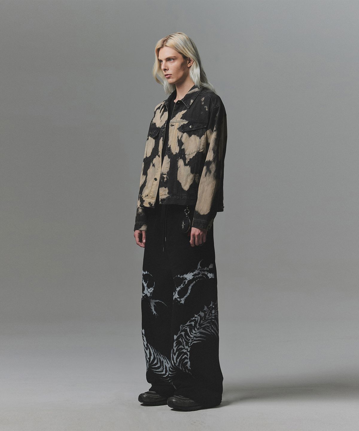 낫포너드(NOT4NERD) Snake Bone Sweat Pants - Black