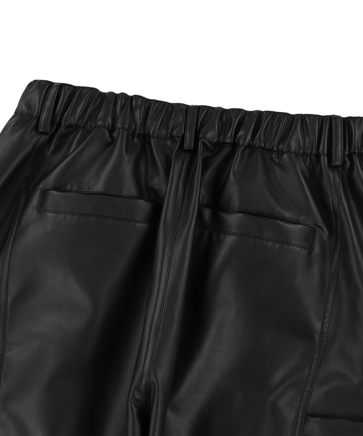 낫포너드(NOT4NERD) Big Pocket One Tuck Cargo Pants - Black