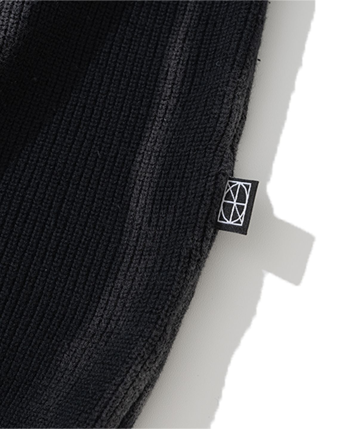 낫포너드(NOT4NERD) Tie Dye Turtle Neck Sweater - Black