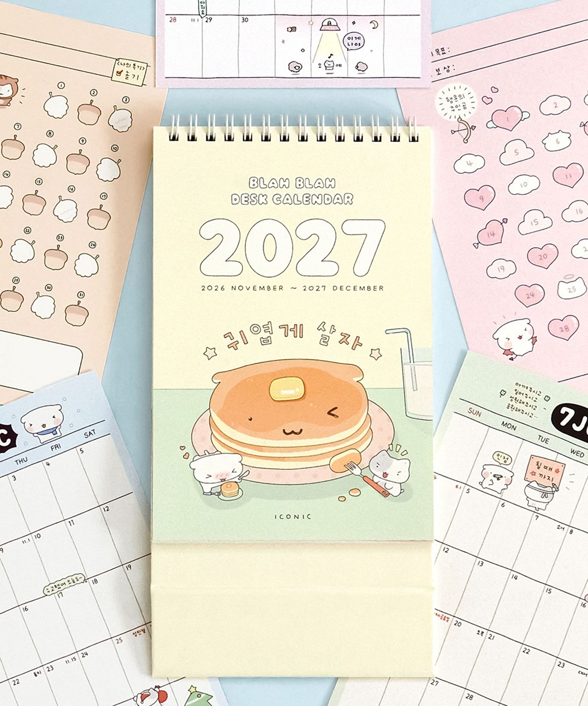 아이코닉(ICONIC) 2027 이겨낸다 탁상달력 데스크 캘린더