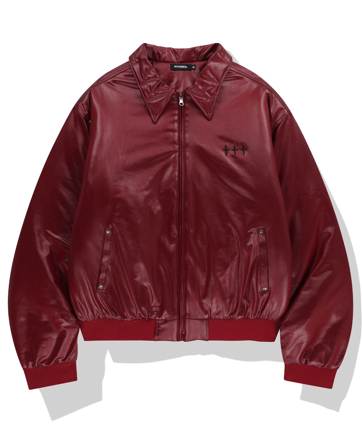 낫포너드(NOT4NERD) 2 Crossed Viper Bomber Jacket - Red