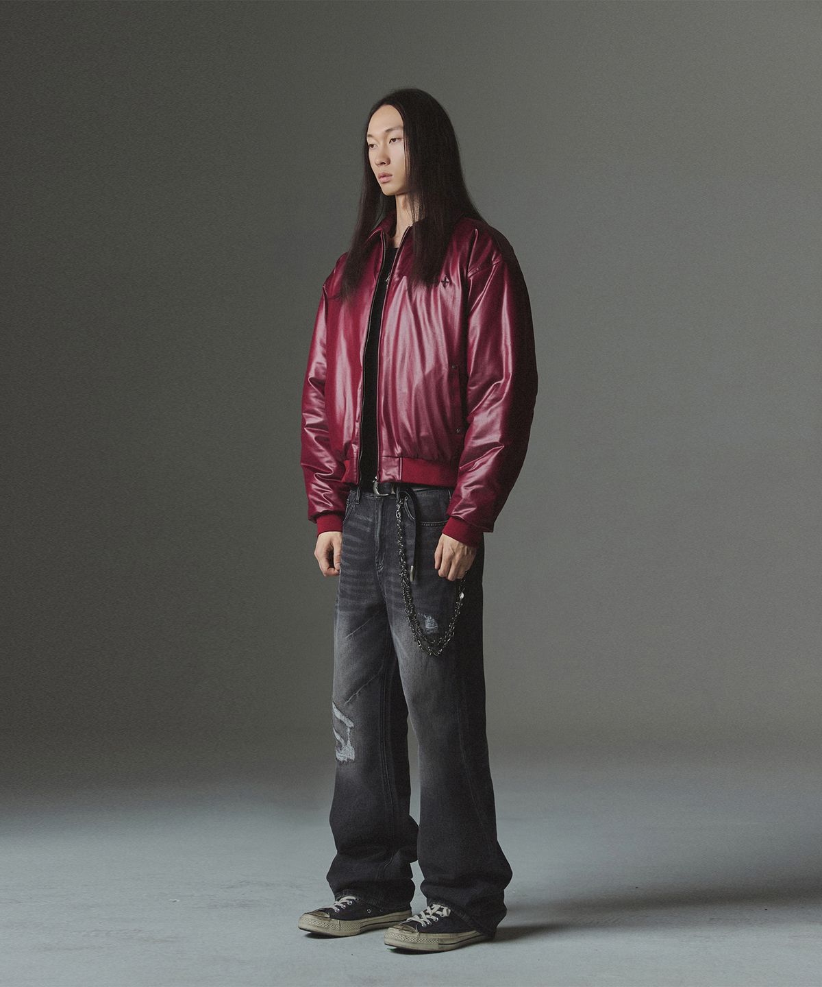 낫포너드(NOT4NERD) 2 Crossed Viper Bomber Jacket - Red