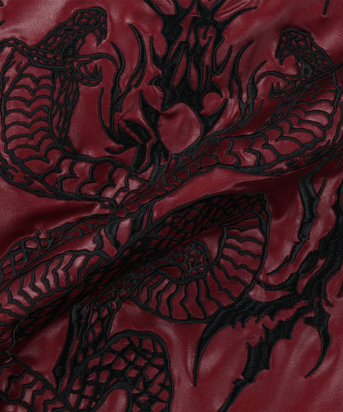 낫포너드(NOT4NERD) 2 Crossed Viper Bomber Jacket - Red
