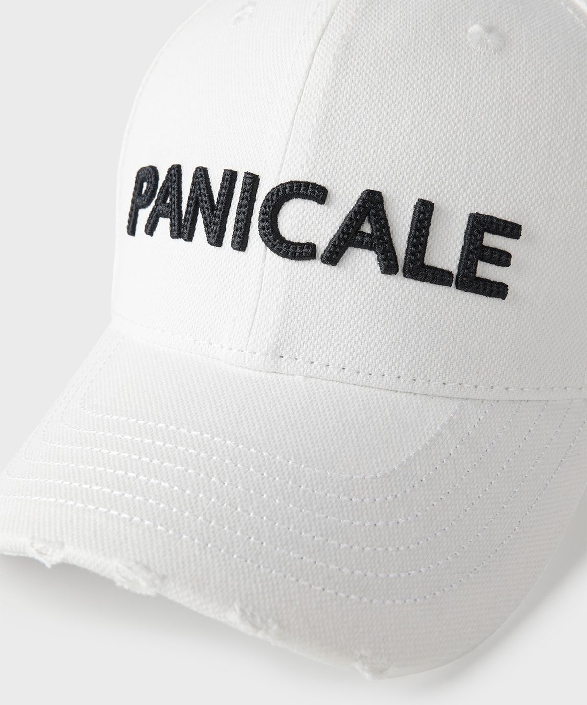 빠니깔레(PANICALE) 화이트 빈티지 로고 볼캡