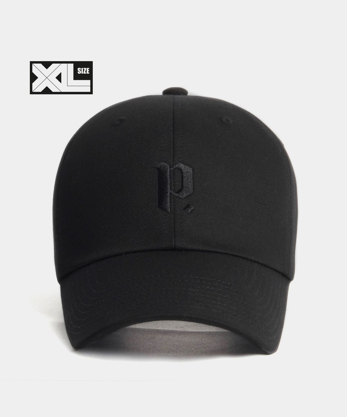 플래토(PLATEAU) 빅사이즈 볼캡 XL PHANTOM P CAP BLACK