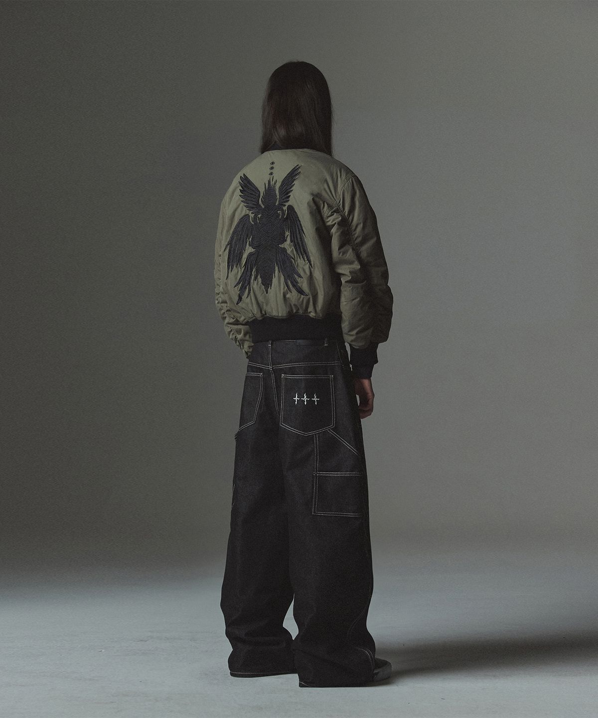 낫포너드(NOT4NERD) Abyss Angel MA-1 Jacket - Khaki
