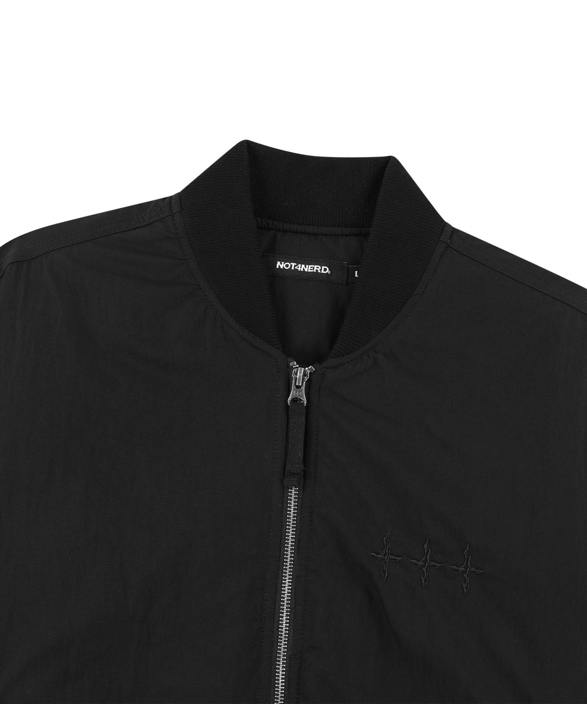 낫포너드(NOT4NERD) Abyss Angel MA-1 Jacket - Black