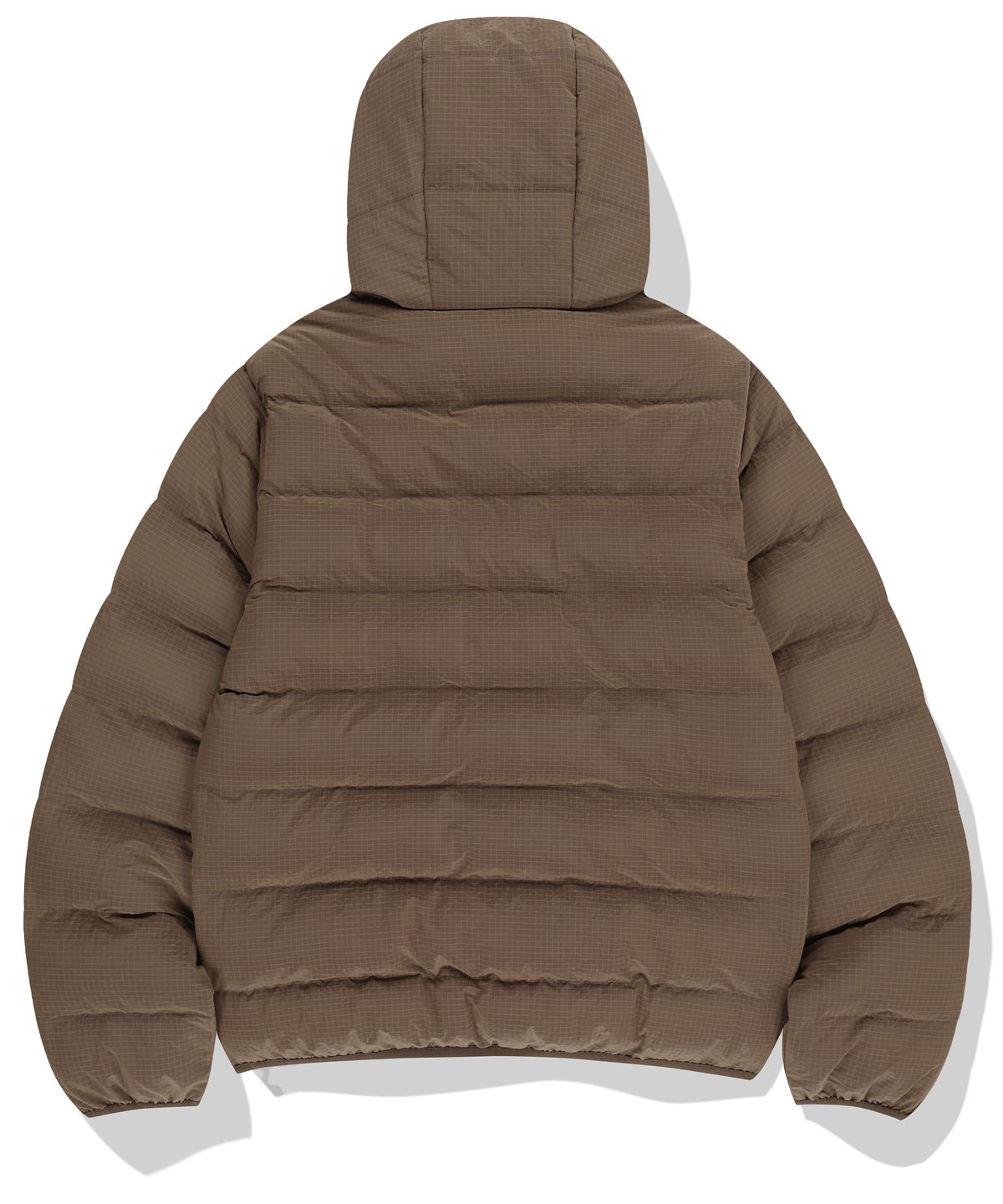 낫포너드(NOT4NERD) 444 Logo Lightweight Puffer Jacket - Brown