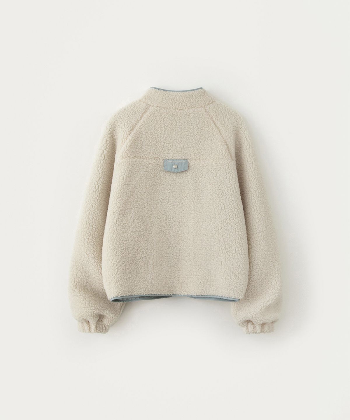 썸웨어버터(SOMEWHEREBUTTER) Poppy Fleece Jumper - Ivory