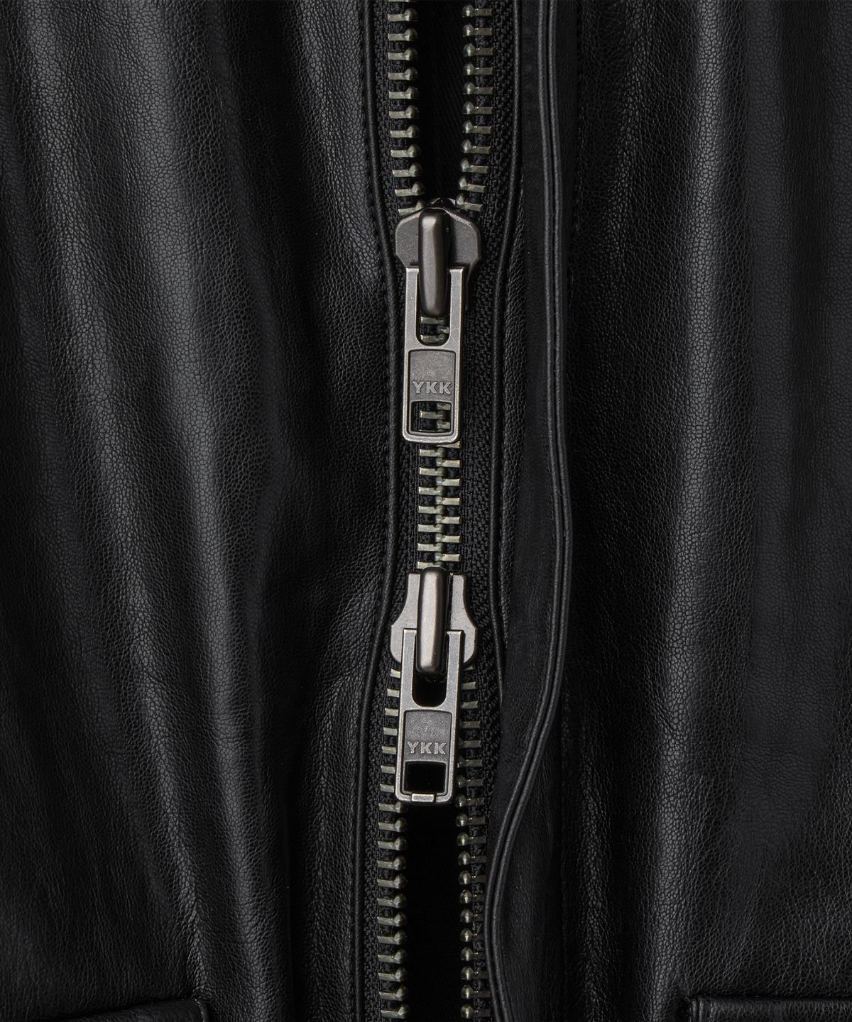 브랜디드(BRANDED) FAKE LEATHER A-2 JACKET [BLACK]