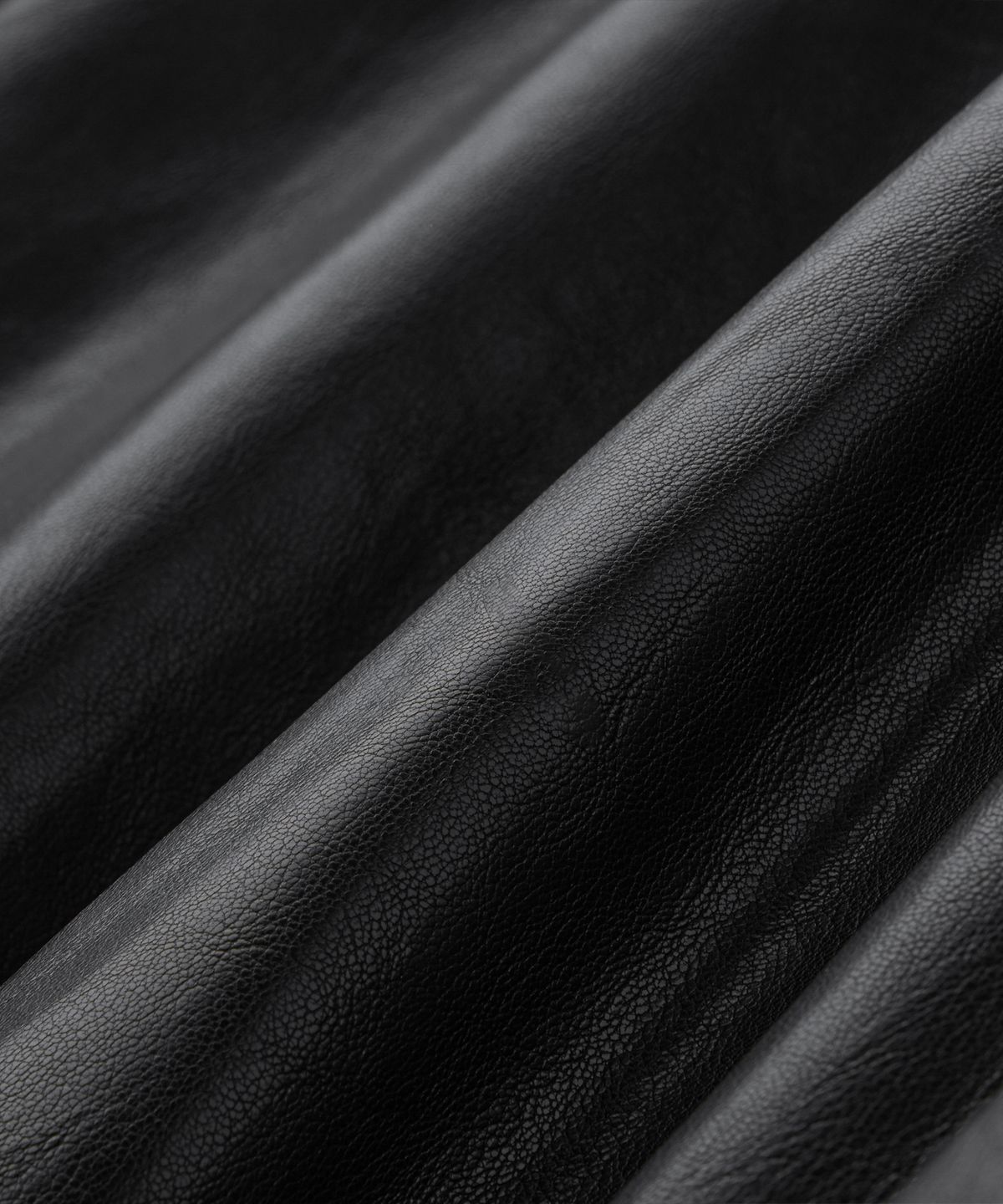 브랜디드(BRANDED) FAKE LEATHER A-2 JACKET [BLACK]