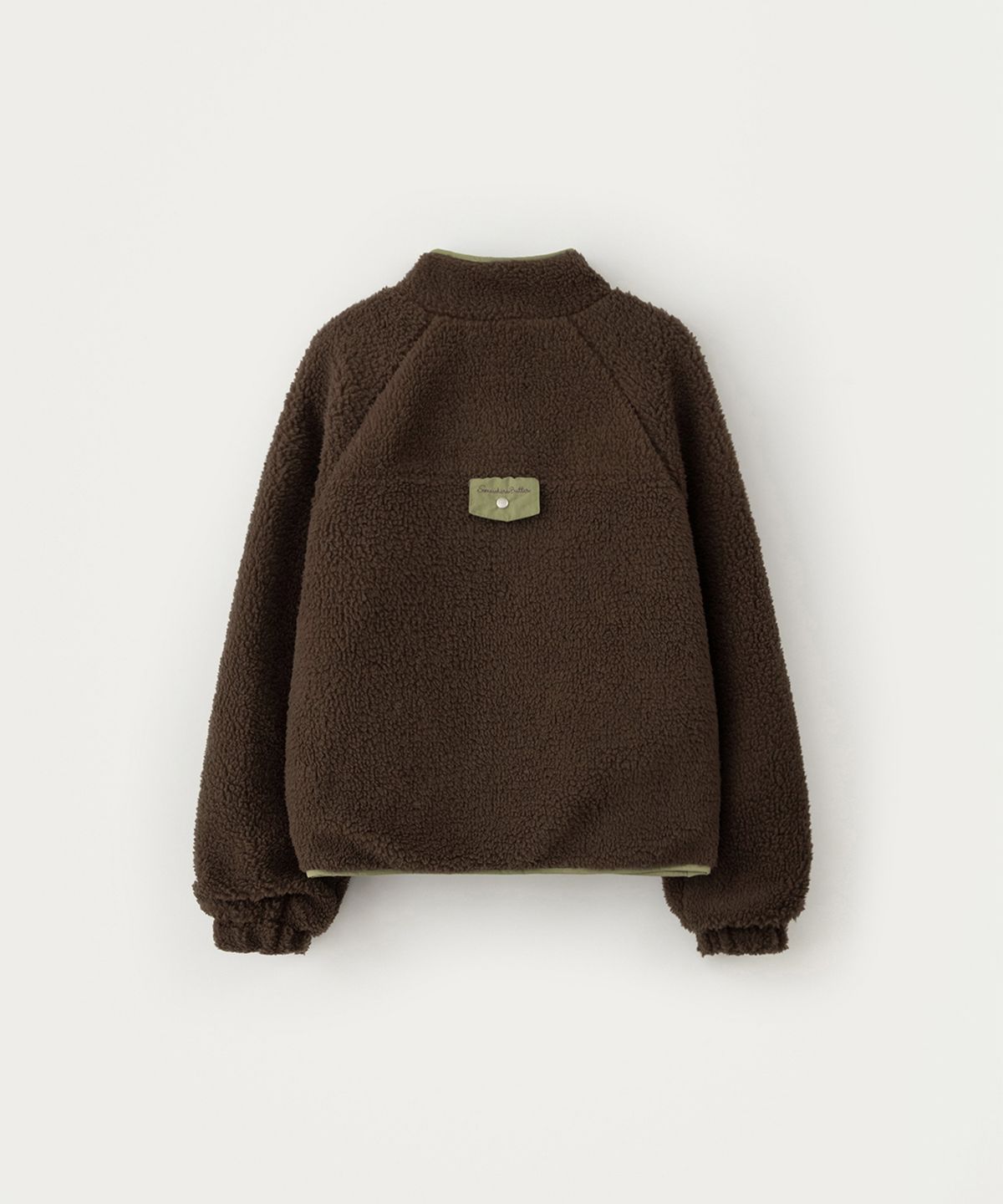 썸웨어버터(SOMEWHEREBUTTER) Poppy Fleece Jumper - Brown