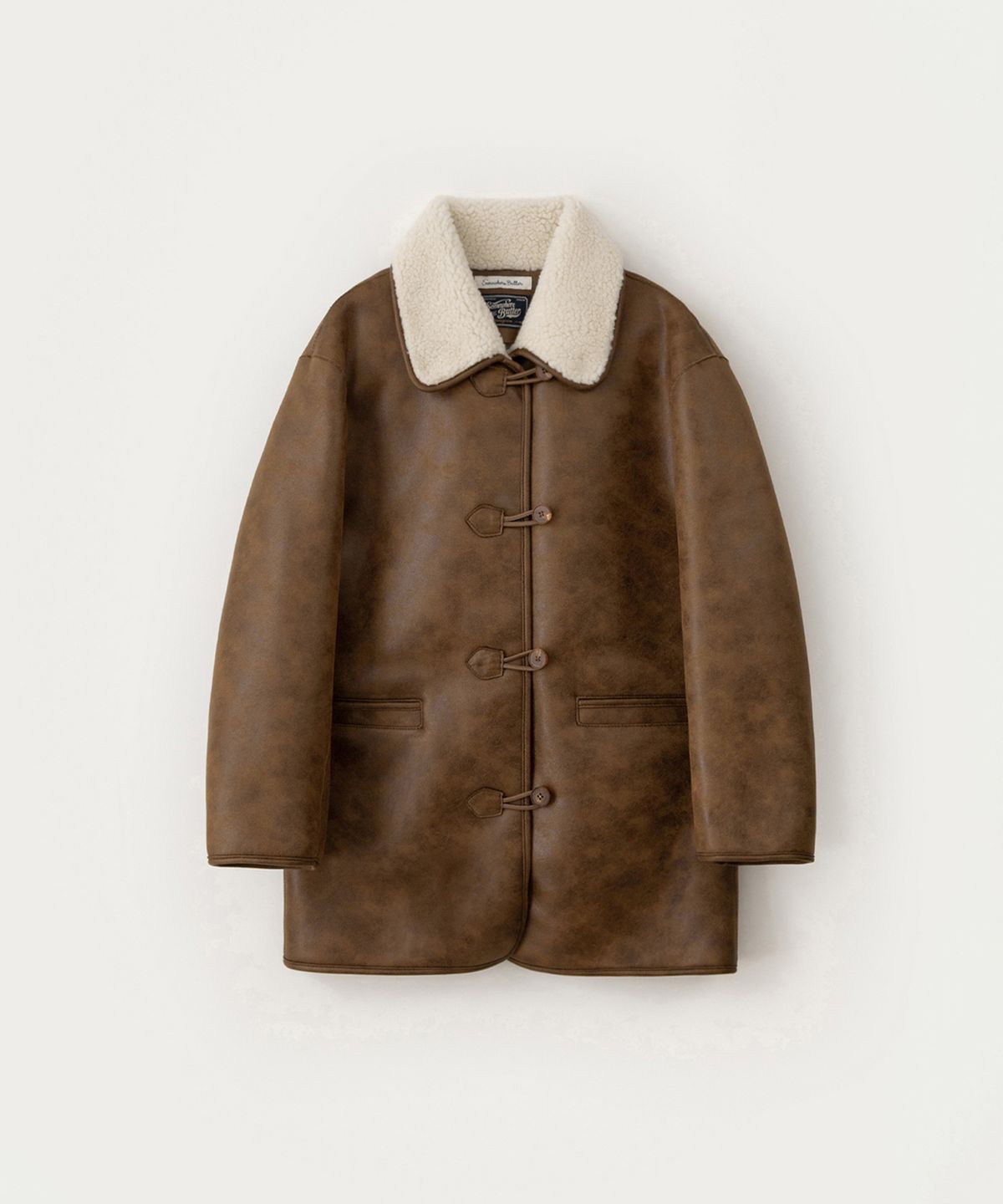 썸웨어버터(SOMEWHEREBUTTER) Vintage Shearling Mustang - Camel
