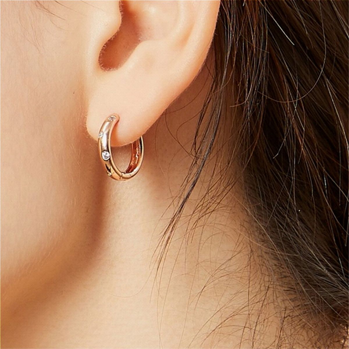 모노그래프(MONOGRAPH) 루나 귀걸이 MGER006S 14K Gold Plated