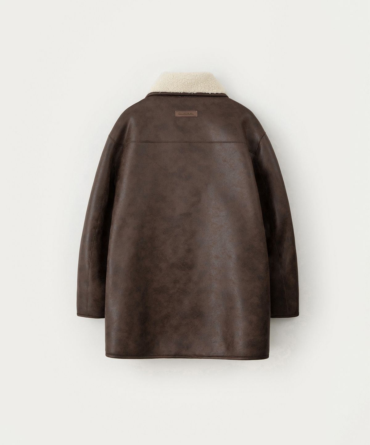 썸웨어버터(SOMEWHEREBUTTER) Vintage Shearling Mustang - Dark Brown