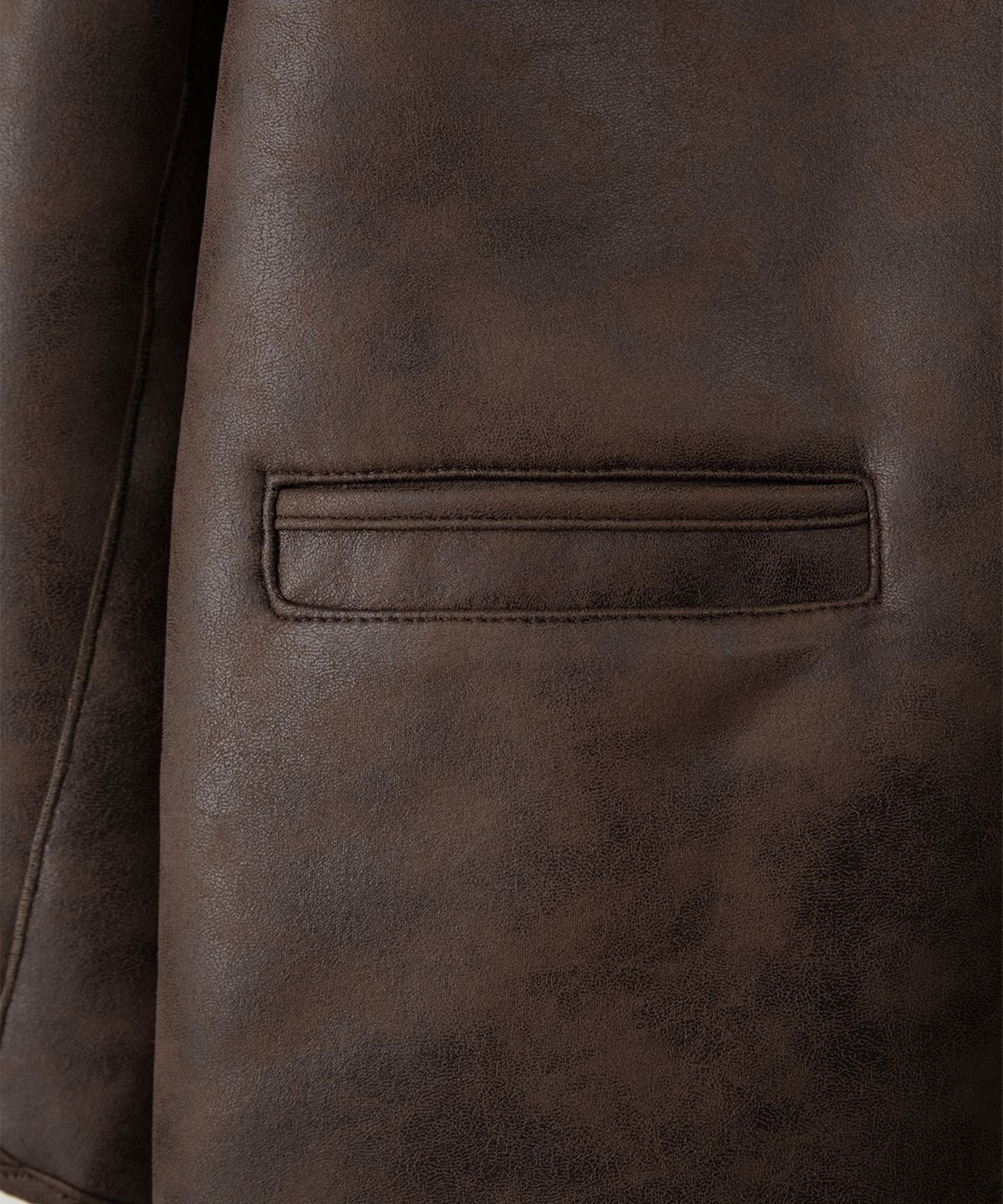 썸웨어버터(SOMEWHEREBUTTER) Vintage Shearling Mustang - Dark Brown