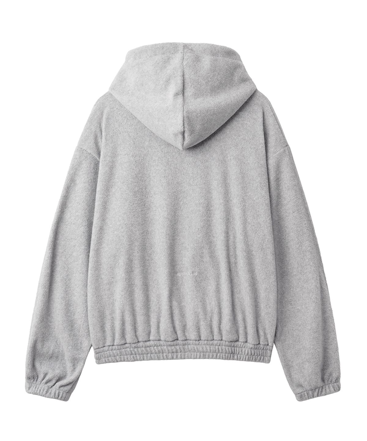 렌세(RENSE) Melange Fleece Pullover Hoodie Gray