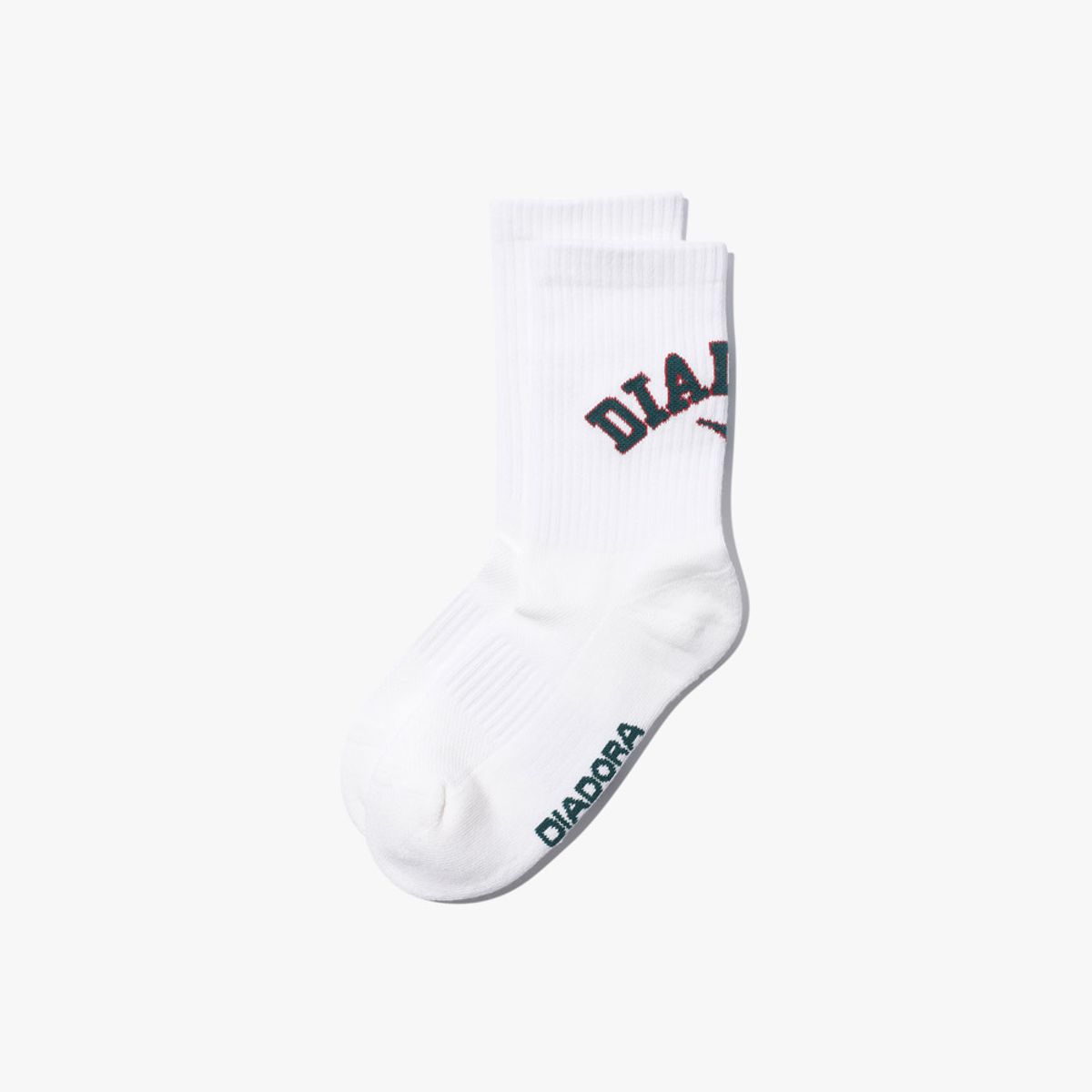 디아도라(diadora) 아치 로고 미드 삭스 WHITE