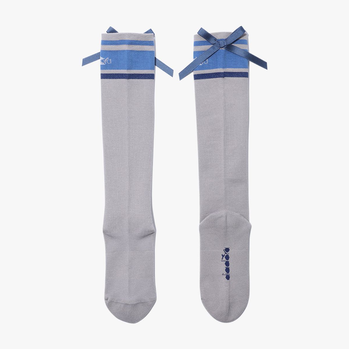 디아도라(diadora) 리본 니삭스 GREY