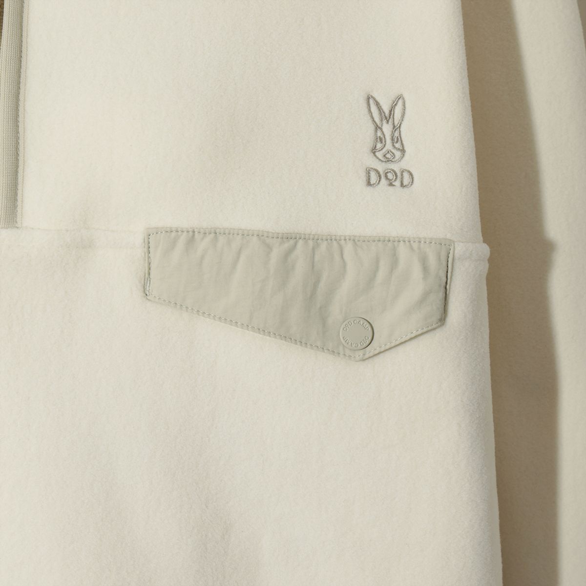 디오디(DOD) 히트레스트 플리스 집업 아노락(IVORY)