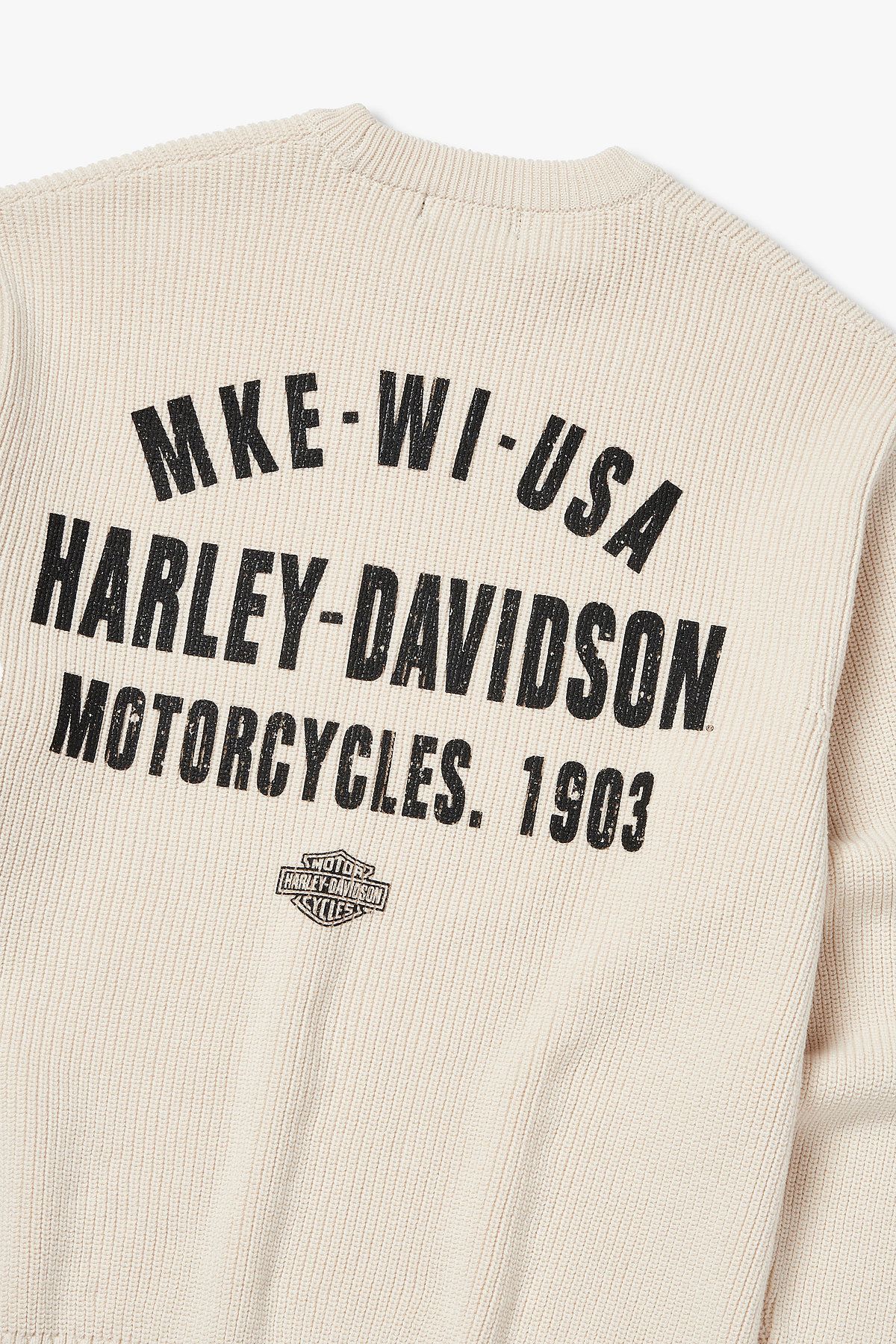 할리데이비슨 컬렉션스®(HARLEY-DAVIDSON COLLECTIONS®) MKE 클라우드나인 니트_아이보리 HH15312002