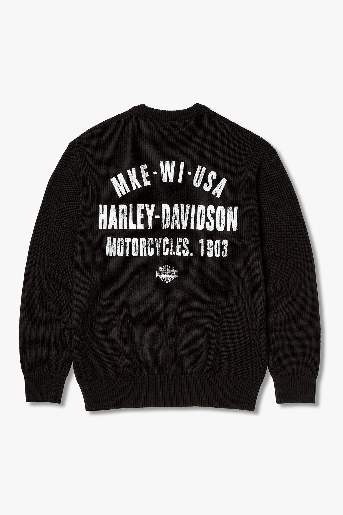 할리데이비슨 컬렉션스®(HARLEY-DAVIDSON COLLECTIONS®) MKE 클라우드나인 니트 _블랙 HH15312002