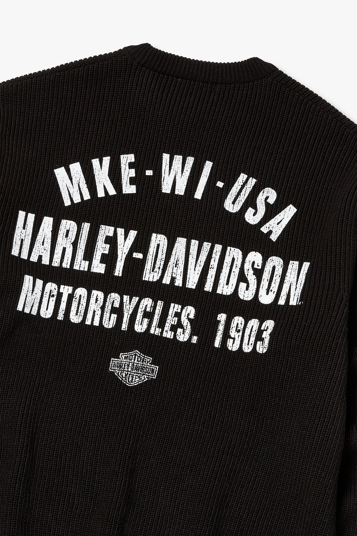 할리데이비슨 컬렉션스®(HARLEY-DAVIDSON COLLECTIONS®) MKE 클라우드나인 니트 _블랙 HH15312002