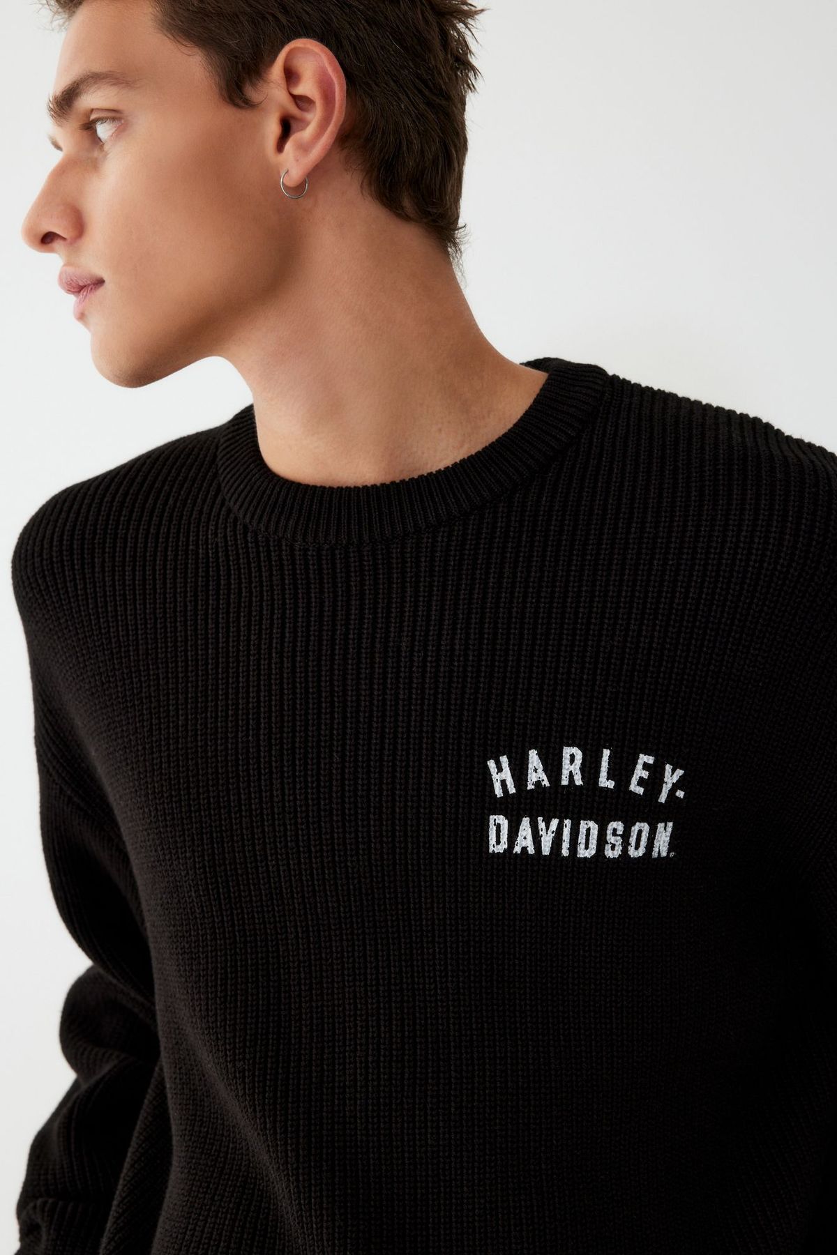 할리데이비슨 컬렉션스®(HARLEY-DAVIDSON COLLECTIONS®) MKE 클라우드나인 니트 _블랙 HH15312002