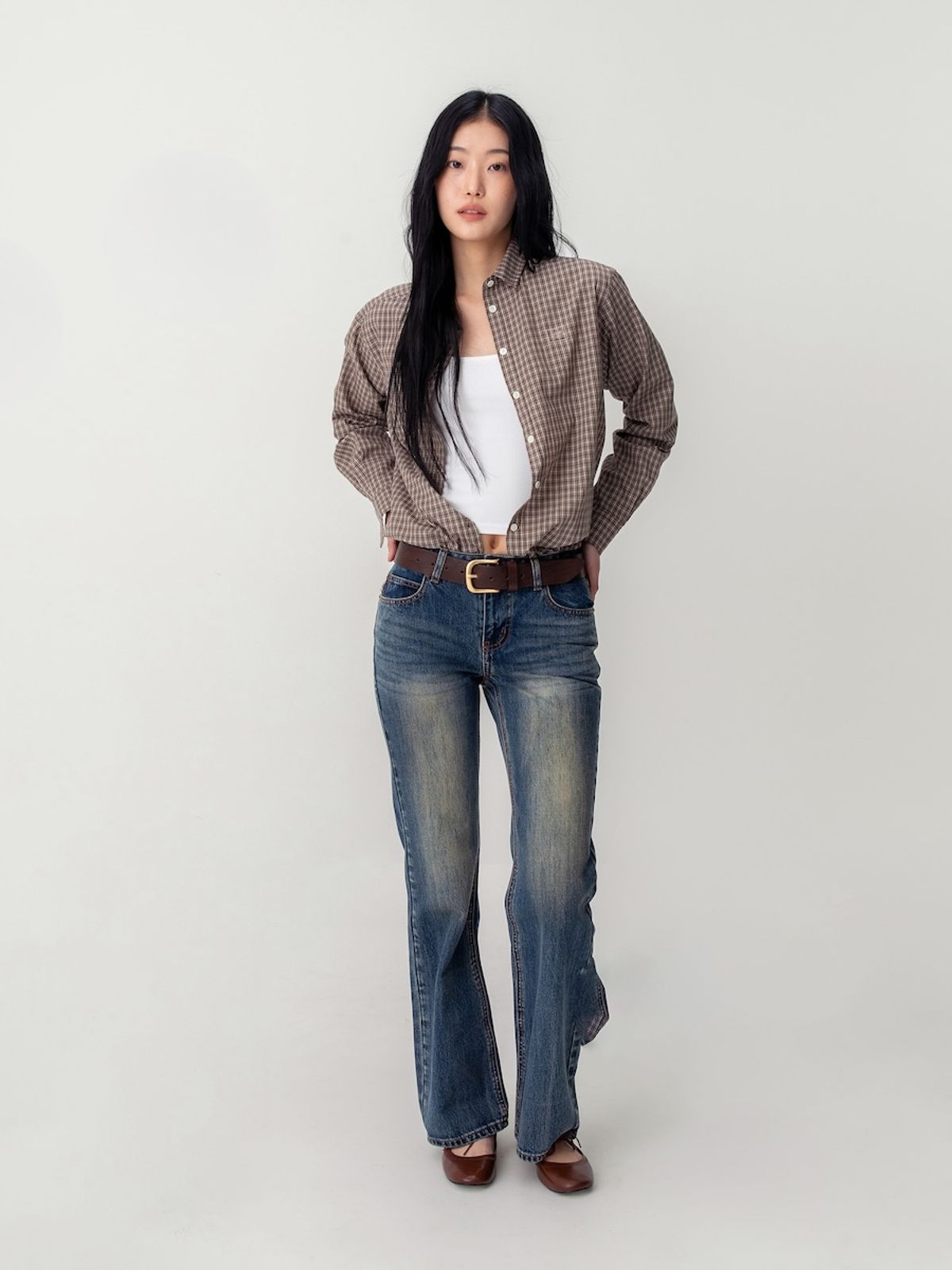 글로니(GLOWNY) THE RODEO JEANS (VINTAGE BLUE)
