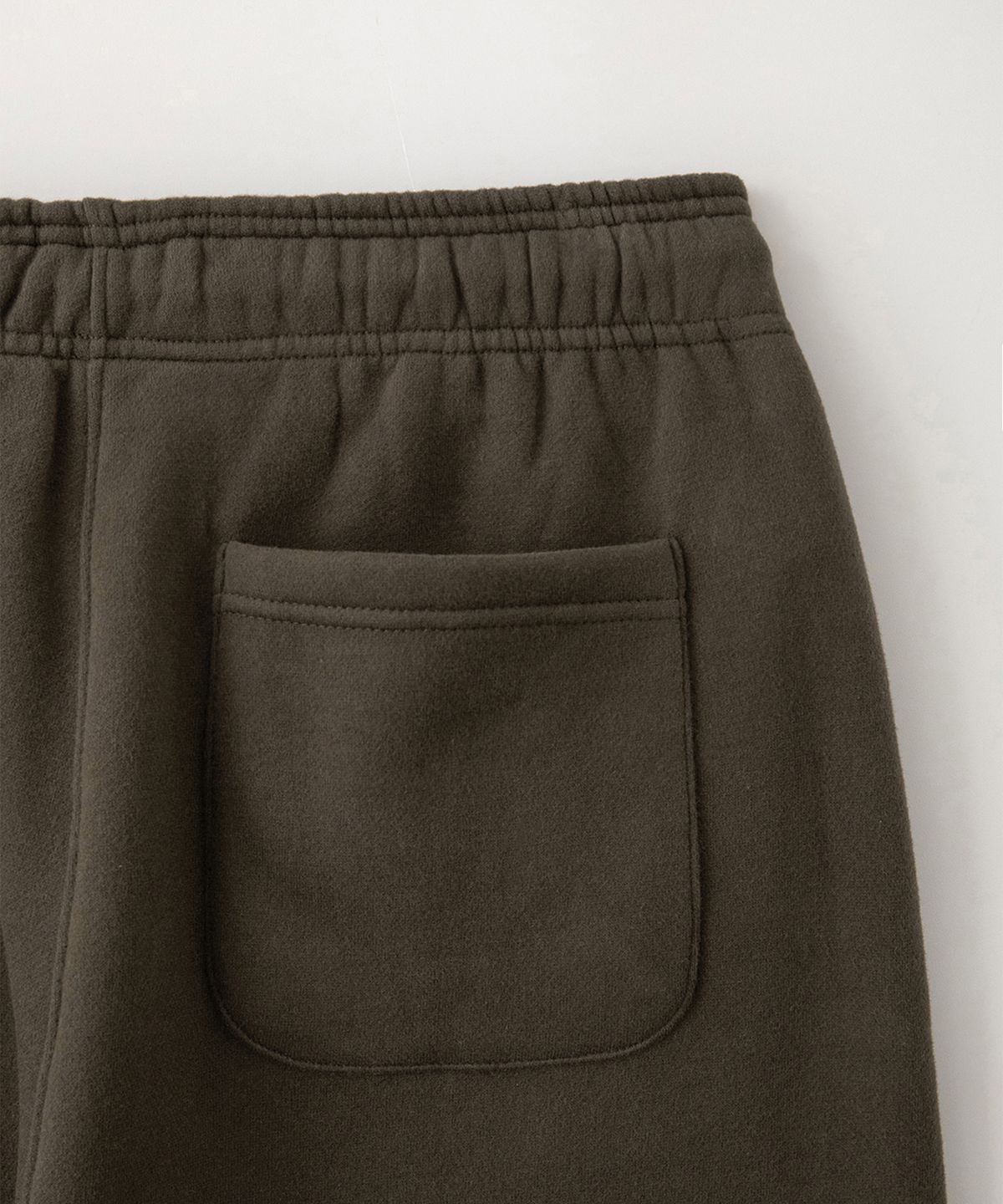 썸웨어버터(SOMEWHEREBUTTER) Square Logo String Sweatpants - Brown