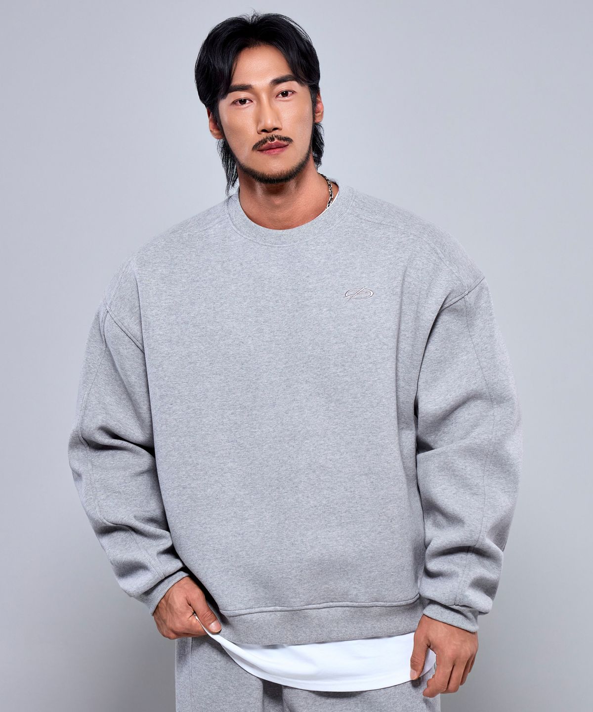 피지컬가먼츠(PHYSICAL GARMENTS) P2597 헤비스티치 맨투맨[2COLOR]