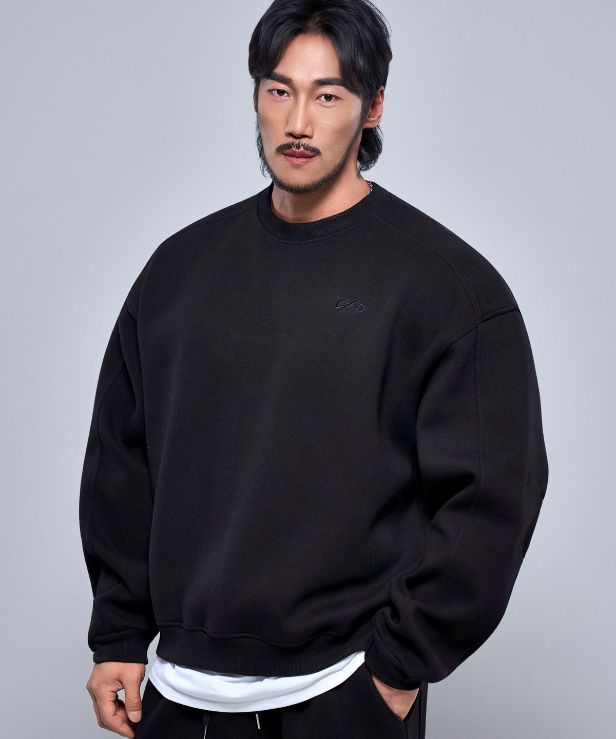 피지컬가먼츠(PHYSICAL GARMENTS) P2597 헤비스티치 맨투맨[2COLOR]
