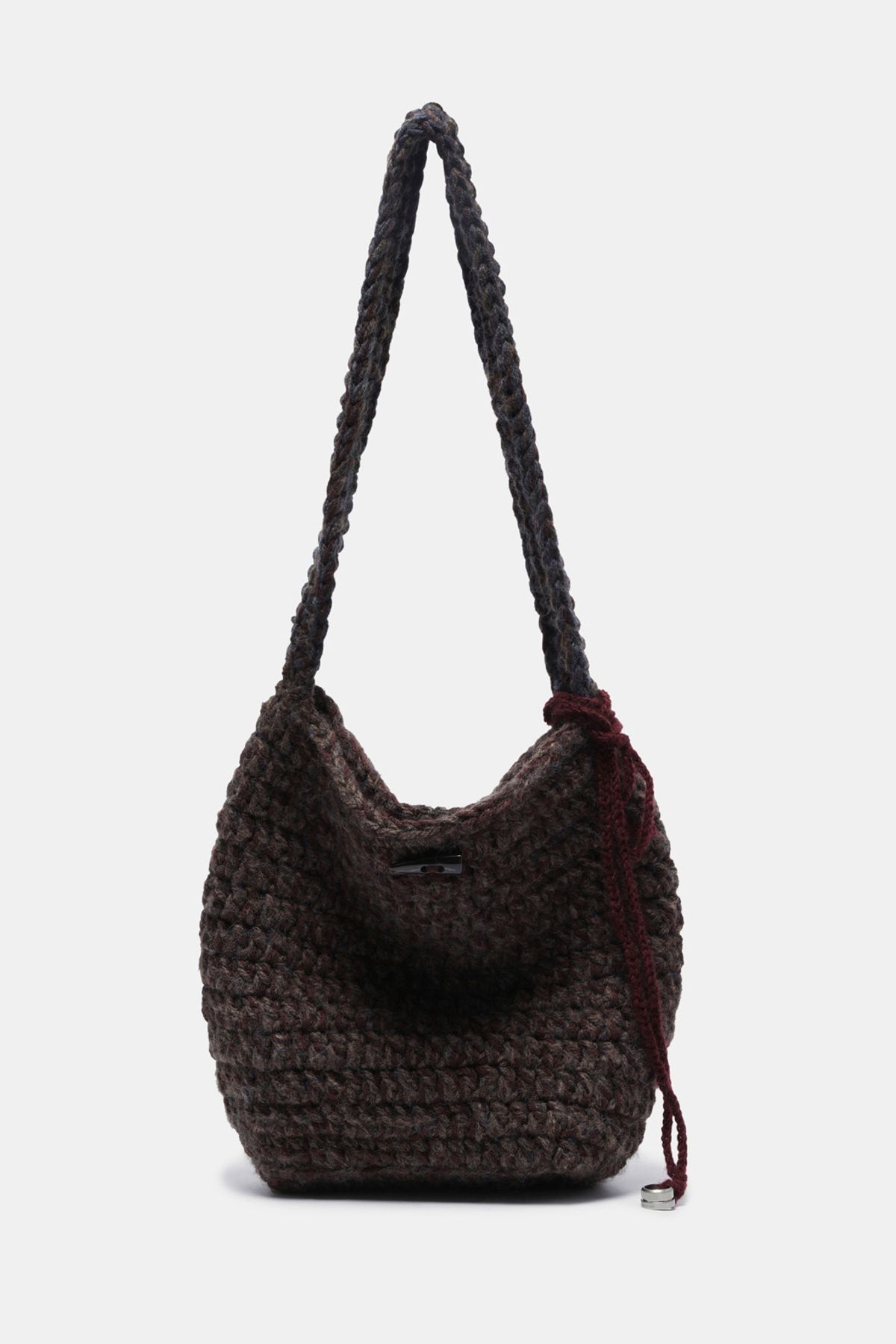 쿠론(COURONNE) Haru Shoulder 38 Knit_RIBSX25645BRX