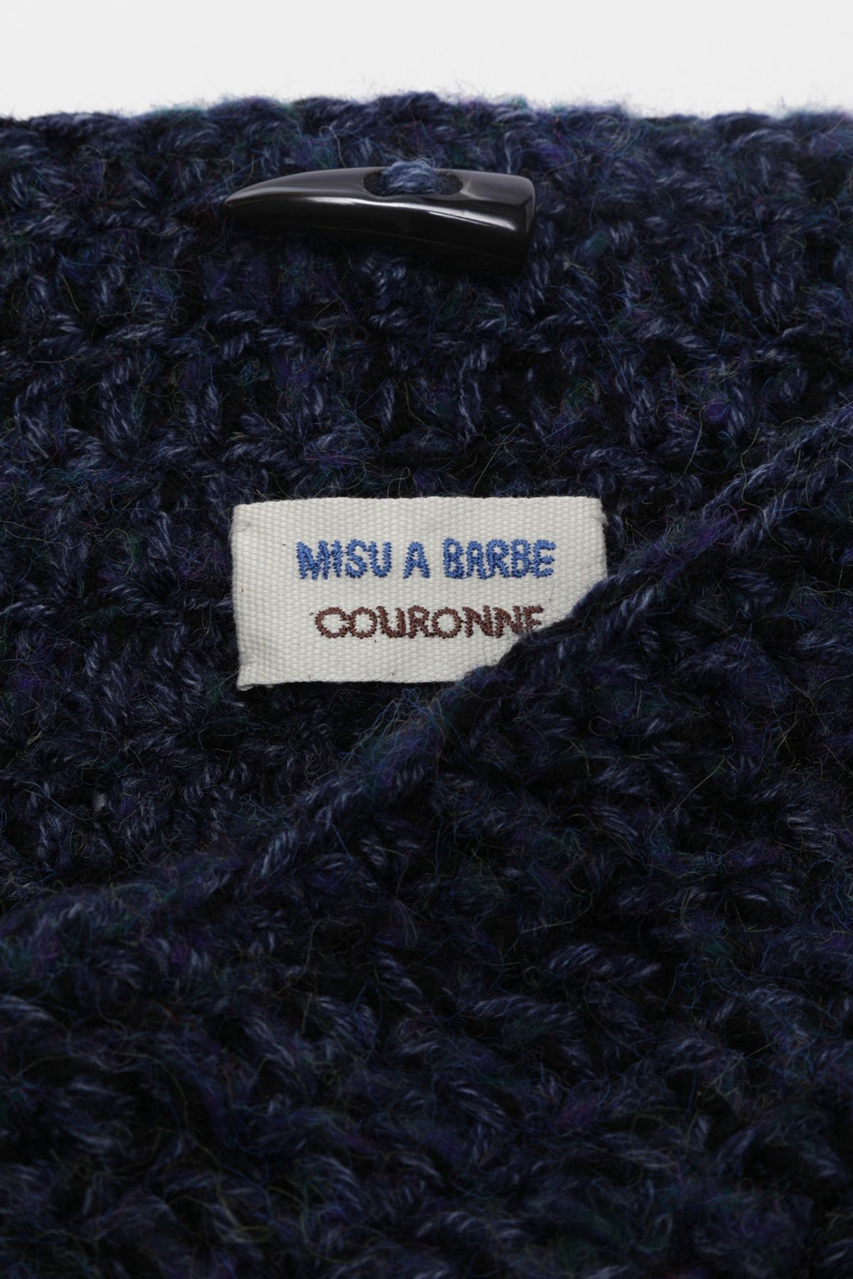 쿠론(COURONNE) Haru Shoulder 38 Knit_RIBSX25645NAX