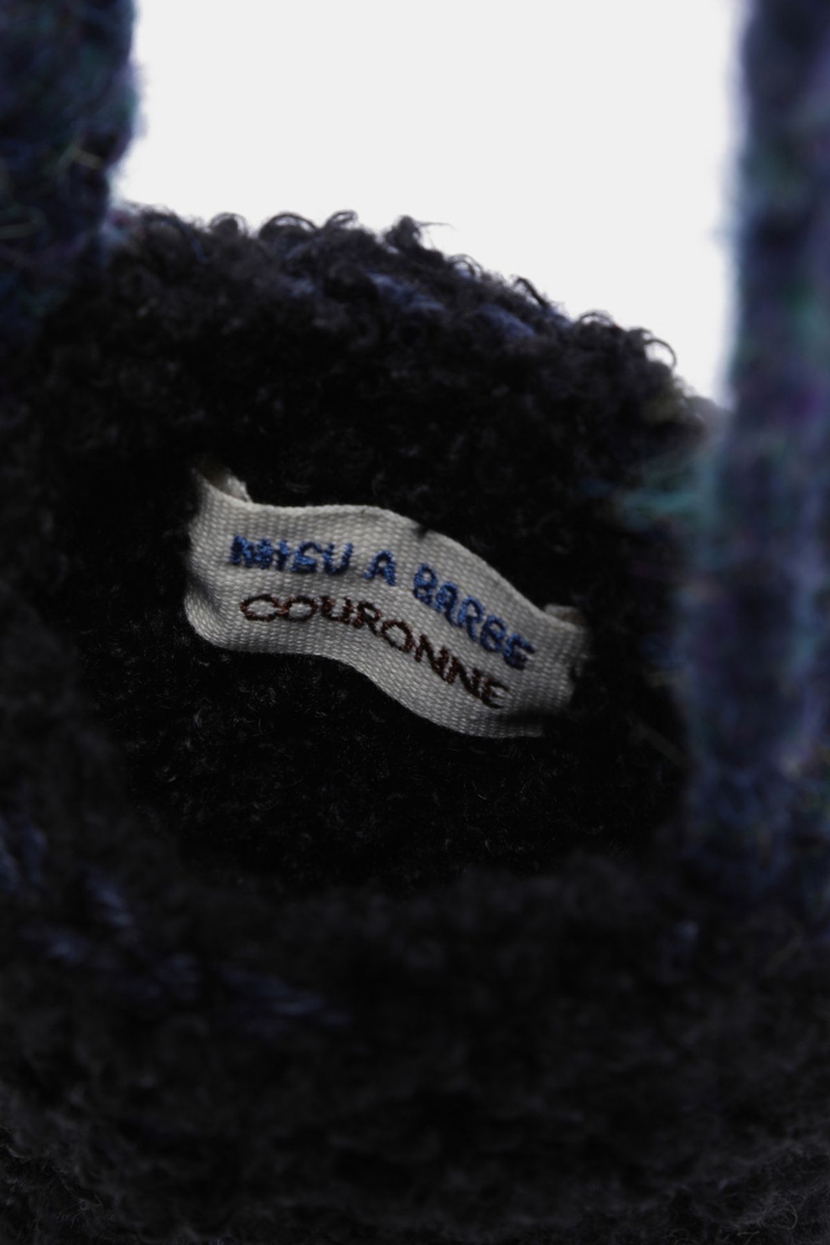 쿠론(COURONNE) Haru Cross 16 Knit_RIBRX25641BKX