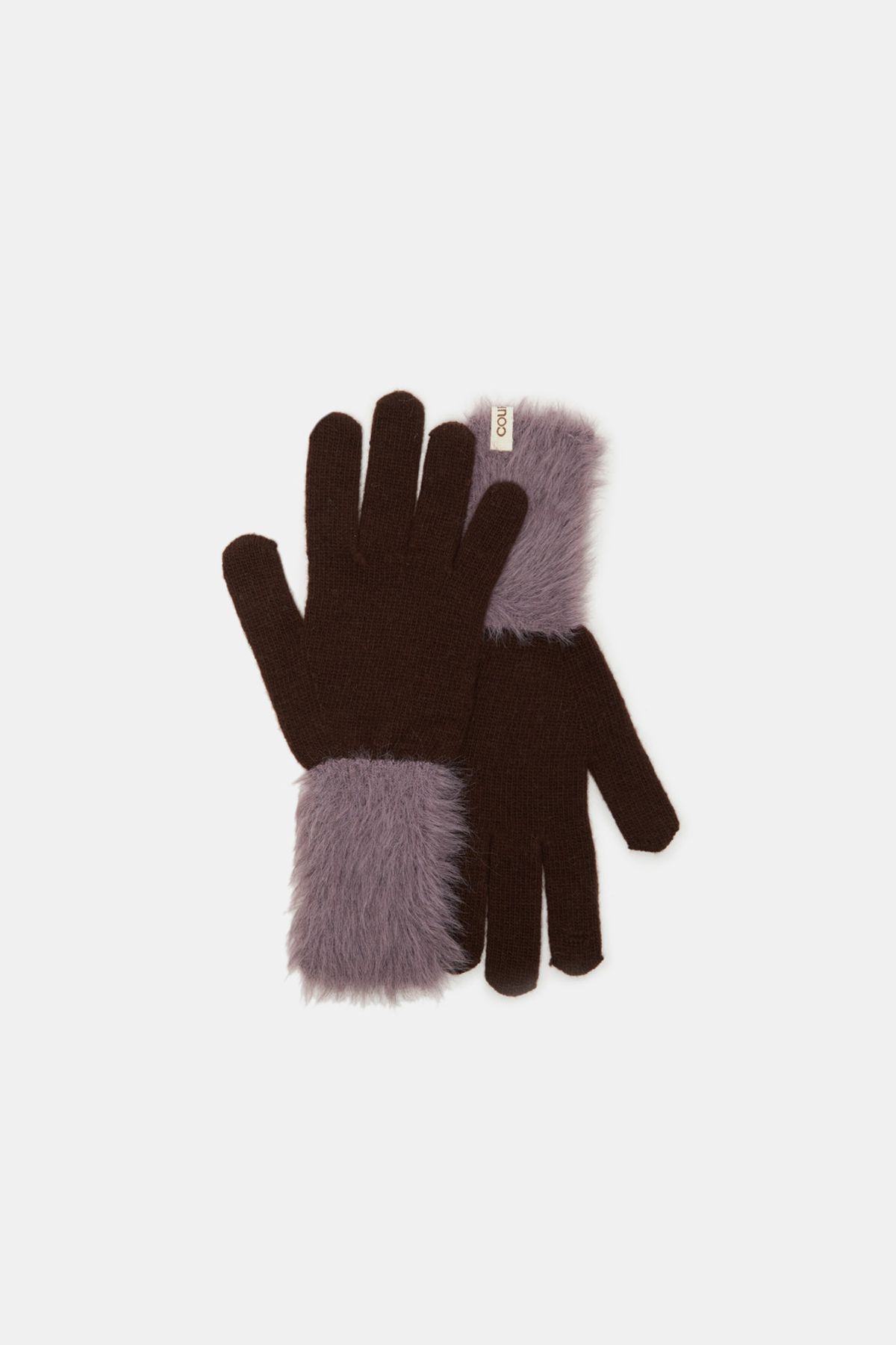 쿠론(COURONNE) Mood Block Knit Glove_RIAEX25654BRX