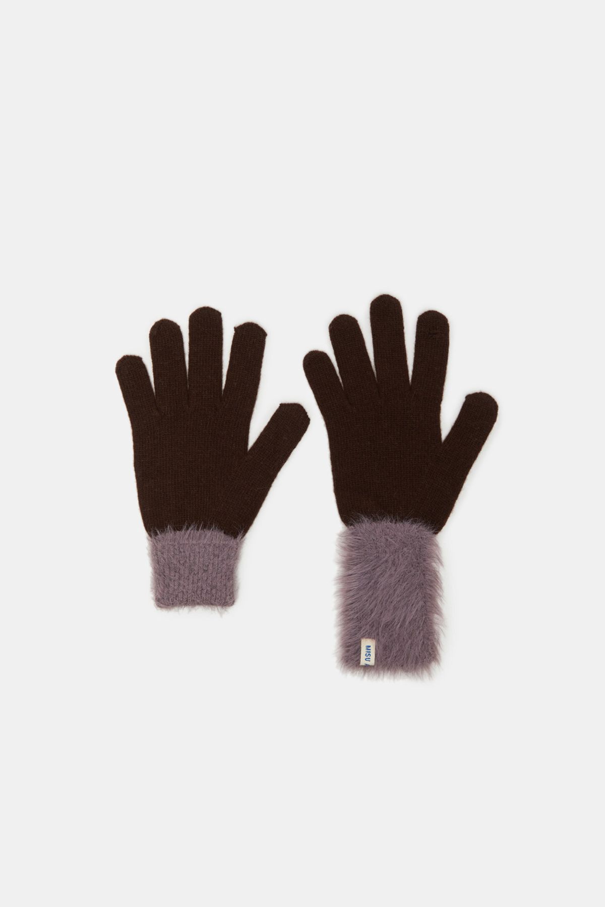 쿠론(COURONNE) Mood Block Knit Glove_RIAEX25654BRX