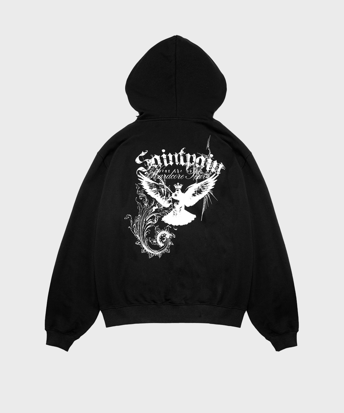세인트페인(SAINTPAIN) SP 피죤 퍼 후드집업 블랙