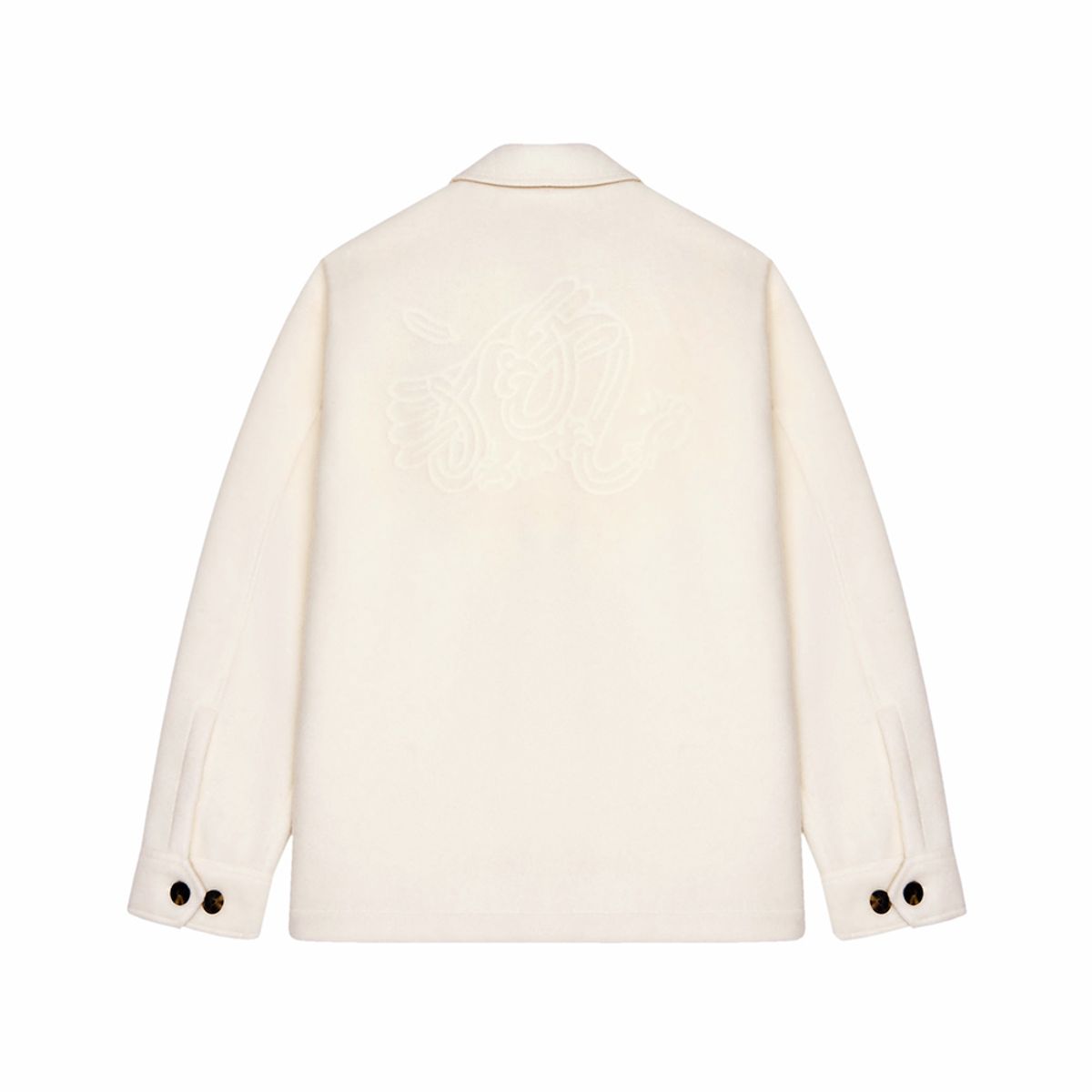 말본 골프(MALBON GOLF) [Hawk & Dove] 울 초어 코트 LIGHT BEIGE (MAN)