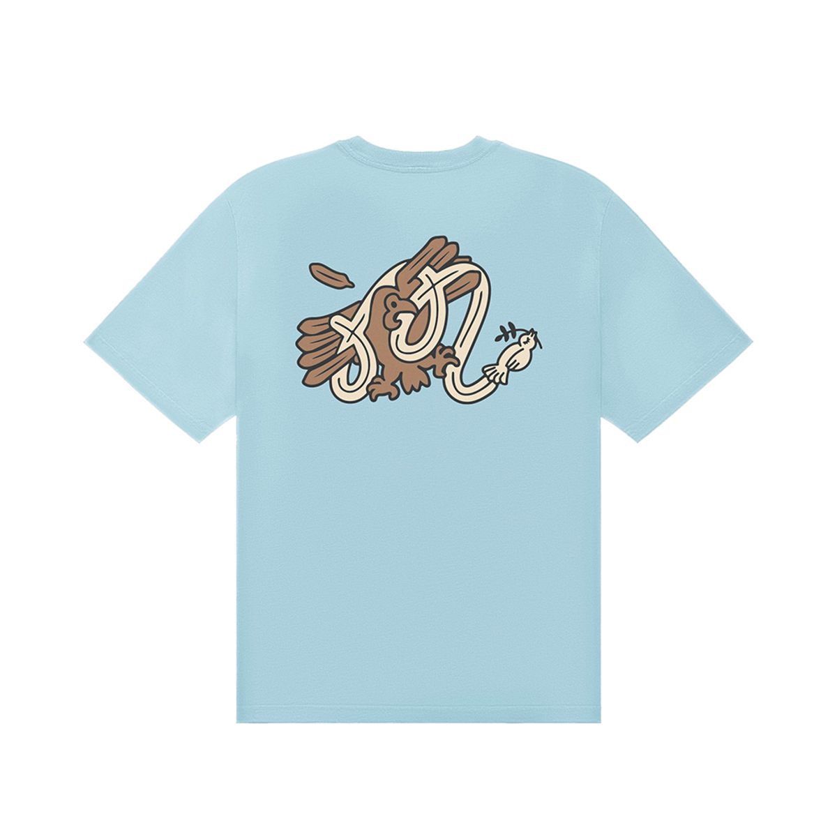 말본 골프(MALBON GOLF) [Hawk & Dove] 버뮤다 라운드 티셔츠 MINT GREEN (MAN)