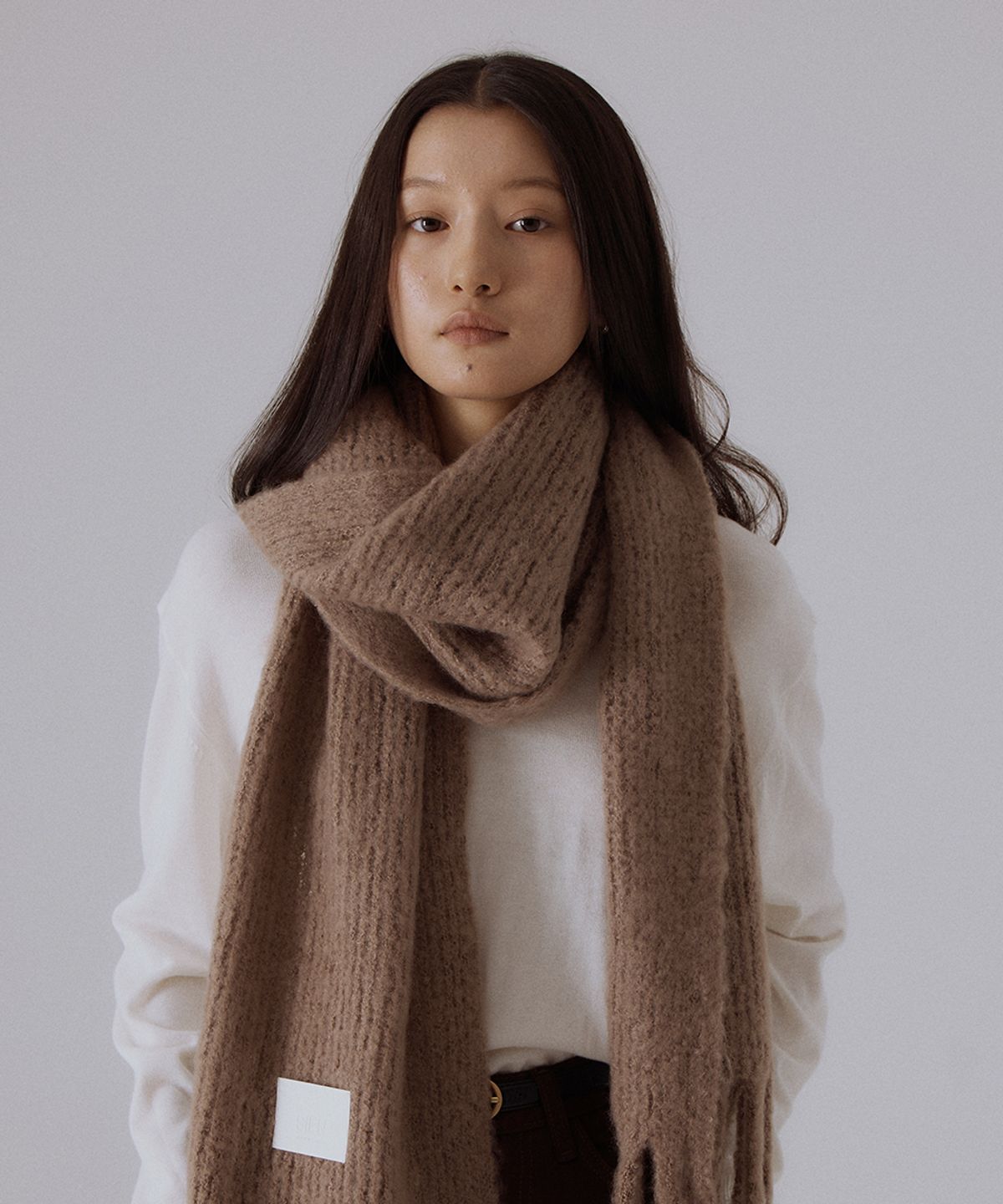 실른(SILN) Serra wide knit muffler (6 COLOR)