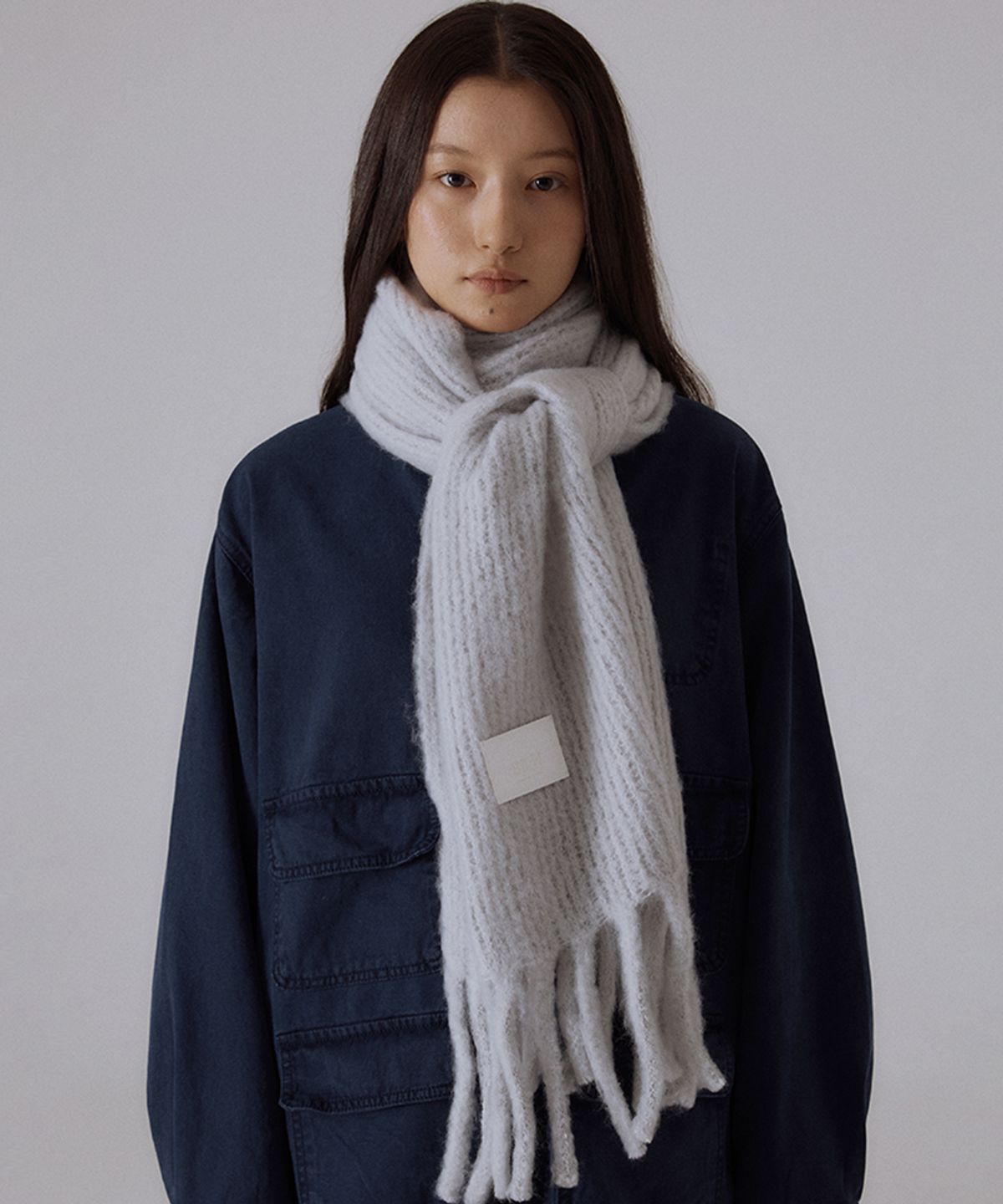 실른(SILN) Serra wide knit muffler (6 COLOR)