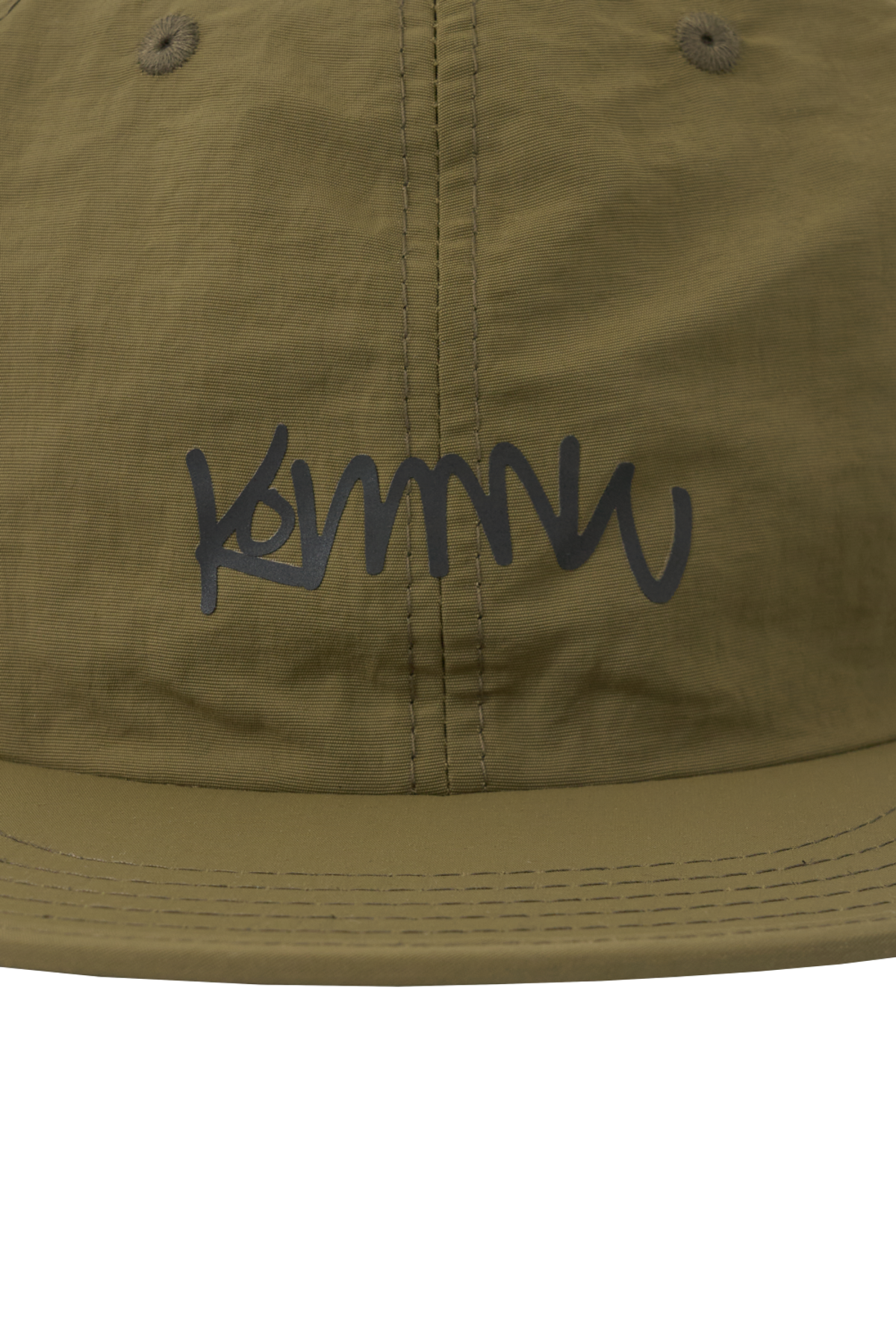 커뮨더웨어(KOMMUNTHEWEAR) 커뮨 리사이클 라운드 캡 카키