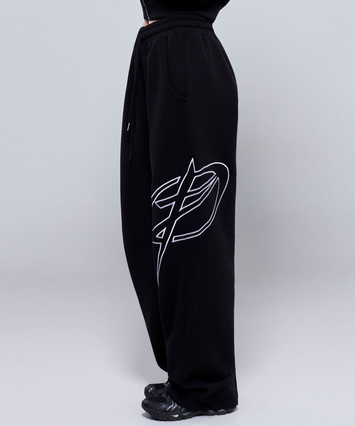 피지컬가먼츠(PHYSICAL GARMENTS) P5059 빅심볼 우먼 와이드팬츠[3COLOR]